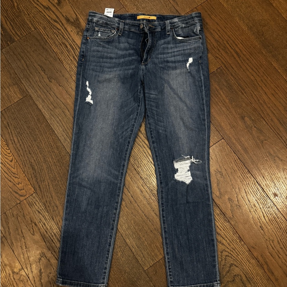Joe’s Jeans Women's Medium Wash Distressed Skinny Jeans